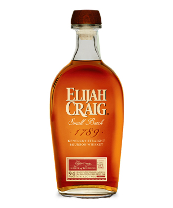 Elijah Craig Small Batch is a great bourbon for beginners. 