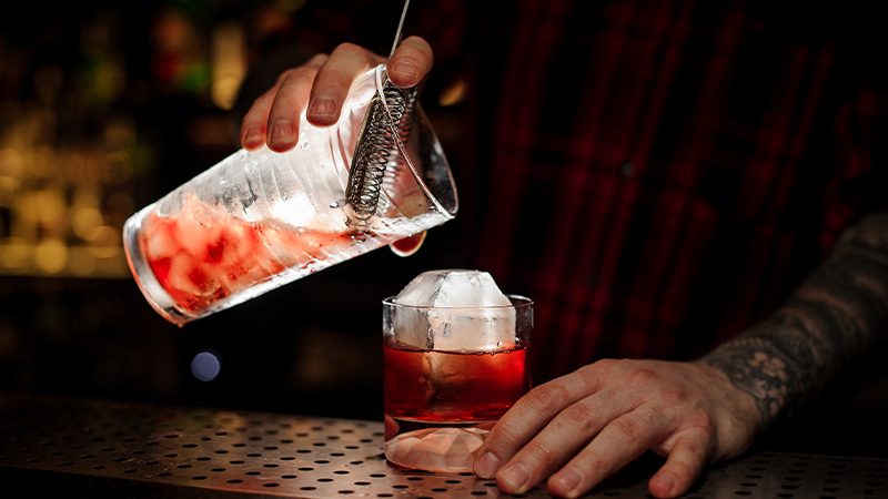 The Boulevardier cocktail is often made with wheated bourbon