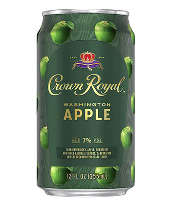 Crown Royal Washington Apple is one of the best whiskey based RTDs to drink right now