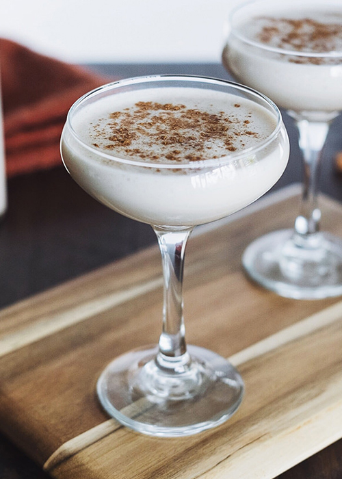 The Coquito is a great sweet cocktail for dessert sipping.