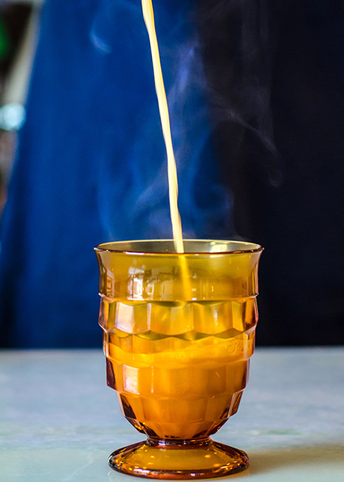The Hot Buttered Amaro Recipe is a great sweet cocktail for dessert sipping.