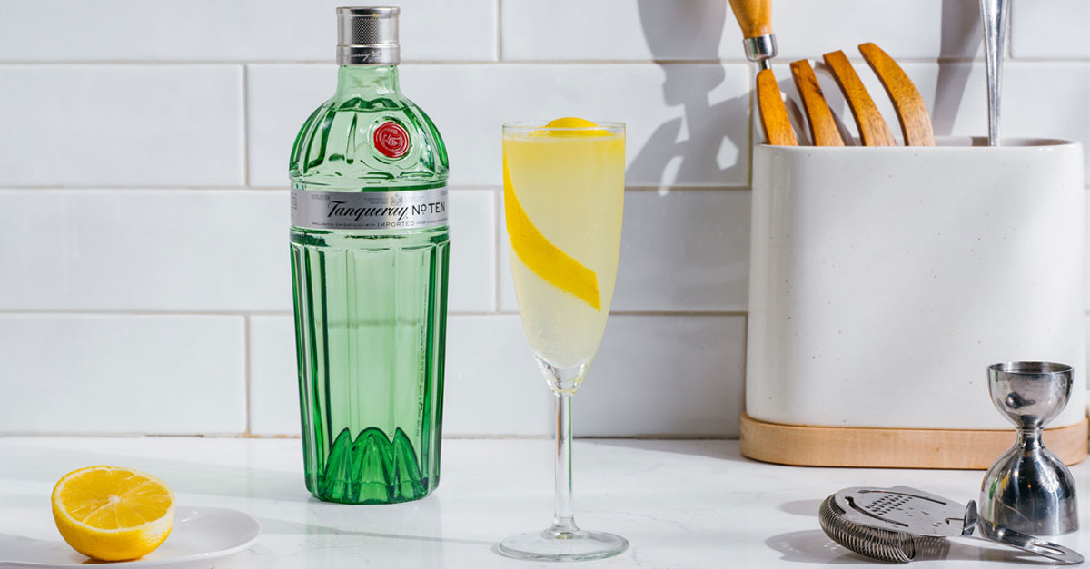 This version of a French 75 boasts Tanqueray No. TEN combined with the classic recipe’s core ingredients. It's sure to dazzle on any occasion.