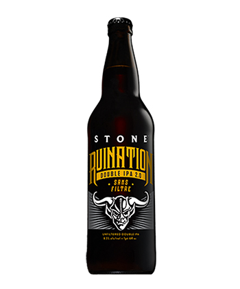 Stone Brewing Ruination 2.0 is one of the most Important IPAs in 2021.