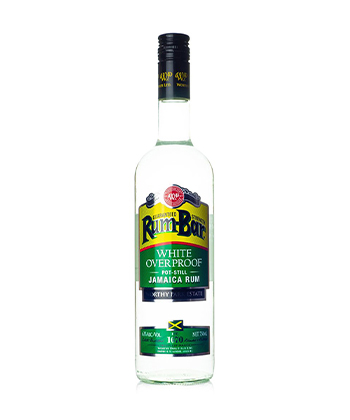Worthy Park Estate 'Rum-Bar' Overproof White Rum is one of the best spirits of 2021