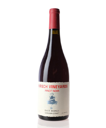 Hirsch Vineyards East Ridge Pinot Noir 2018 is one of the best wines of 2021