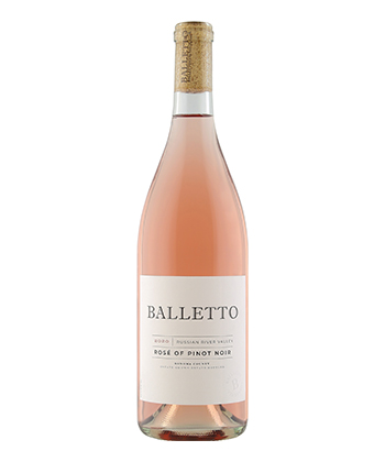 Balletto Vineyards Rosé of Pinot Noir 2020 is one of the best wines of 2021