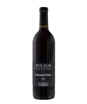 Fox Run Vineyards Cabernet Franc 2018 is one of the best wines of 2021