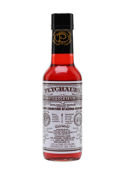 Peychaud's bitters are a key ingredient in the Sazerac
