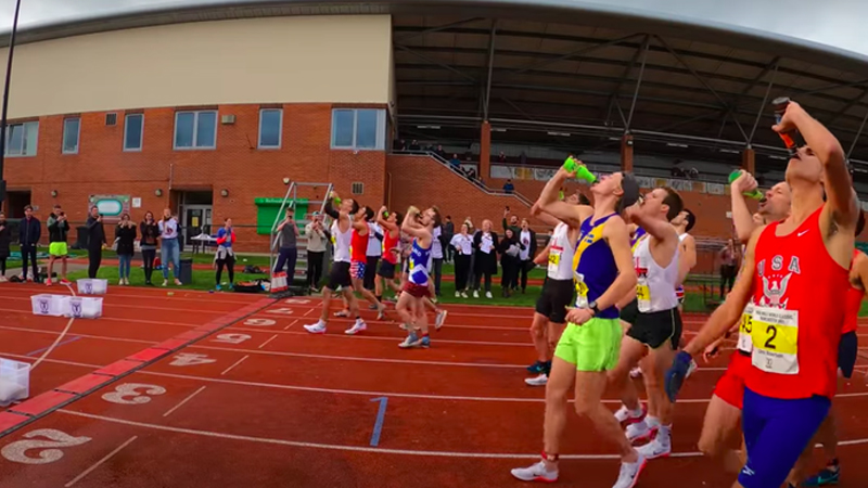 Canadian Athlete Sets New Record for Fastest Beer Mile 