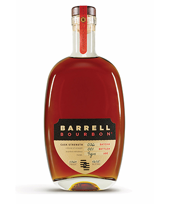 Barrell Bourbon (Batch 26) is one of the best bourbons to gift