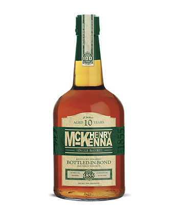 Henry McKenna Single Barrel 10 Years is one of the best bourbons to gift