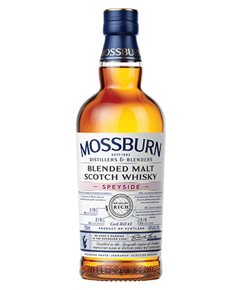 Шотландский виски Mossburn Speyside Blended Malt — лучший скотч для подарка любителям коктейлей.