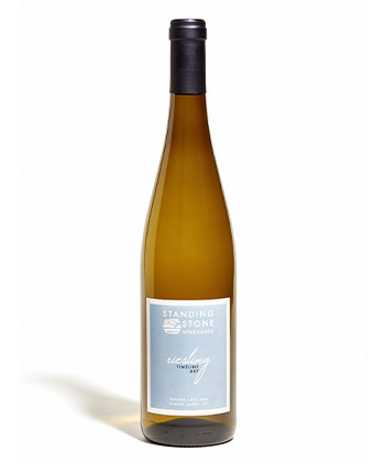 Standing Stone Vineyards Timeline Dry Riesling 2019 is one of the best wines for Thanksgiving (2021).