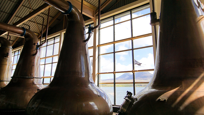 Pot still is the only uniquely Irish style of whiskey, made from a mix of malted and unmalted barley, as well as other cereals, such as oats.