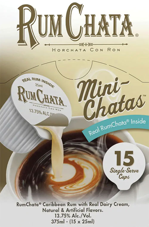 Maas had introduced RumChata “Mini-chatas” 25 mL creamers that could be added to coffee.