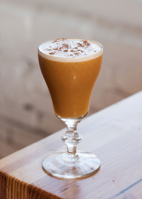 The Pumpkin Spice Flip Recipe is one of the Best Cocktail Recipes for Thanksgiving.