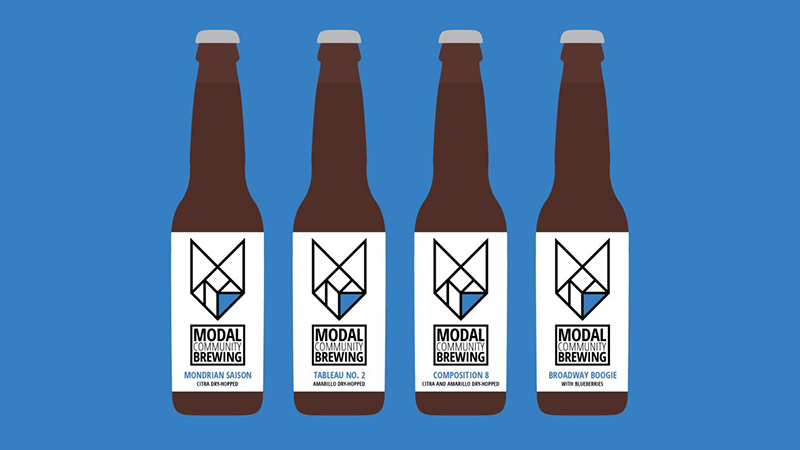 Modal Community Brewing is one of the best designed beers of 2021