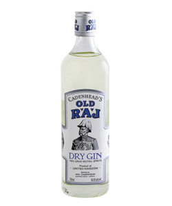 Botella de Cadenheads Old Raj Gin