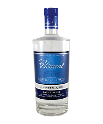 Una botella de Clement "Canne Bleue." 
