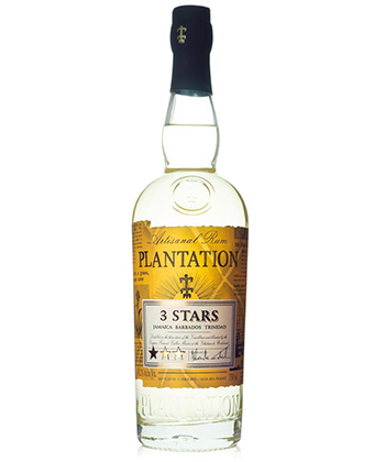 Una botella de Plantation 3 Star 