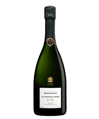 Champagne Bollinger La Grande Année 2012 is one of the best Champagnes of 2021
