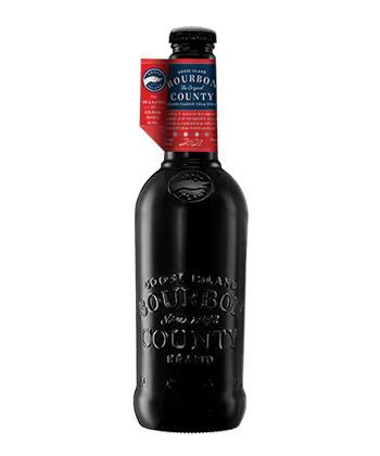 Goose Island Bourbon County Stout 2021 Classic Cola Stout is one of the best beers to drink on New Year's Eve