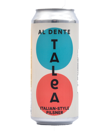 Talea Al Dente Italian-style pilsner is one of the best beers to drink on New Year's Eve
