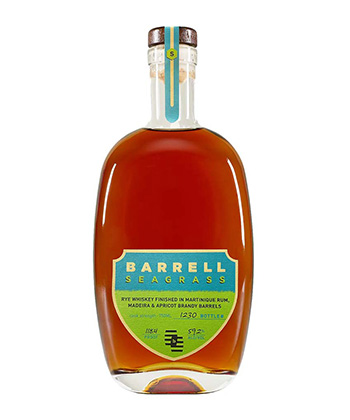 Barrell Craft Spirits Seagrass Rye Whiskey is one of the best ryes to gift