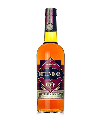 Rittenhouse Straight Rye is one of the best ryes to gift