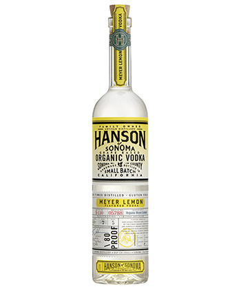 Hanson of Sonoma Meyer Lemon is one of the best vodkas to gift this holiday