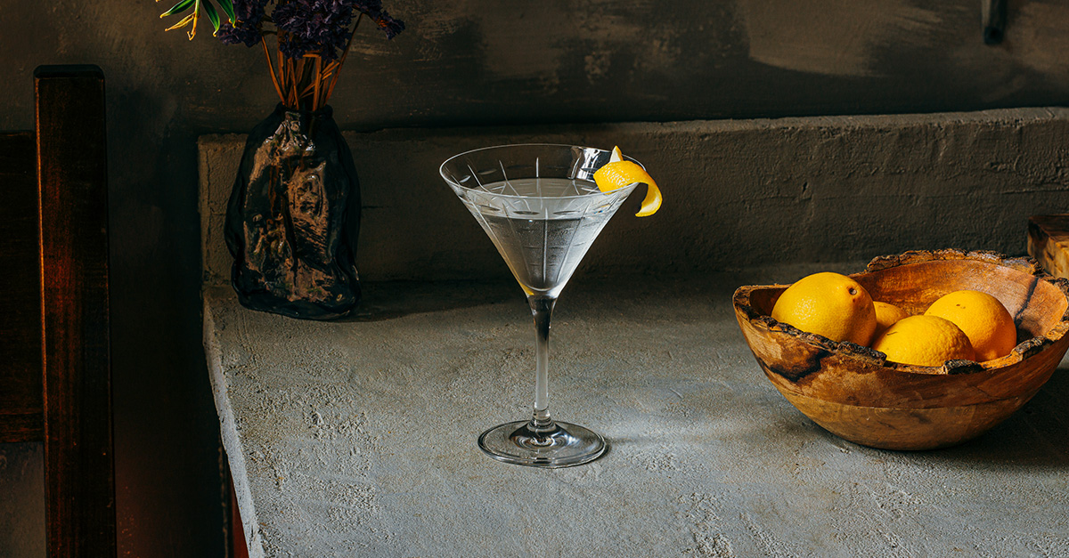 Classic, and elegant, the Vodka Martini is a cocktail that’s equally perfect as a palate cleanser or enjoyed alongside a plate of oysters.