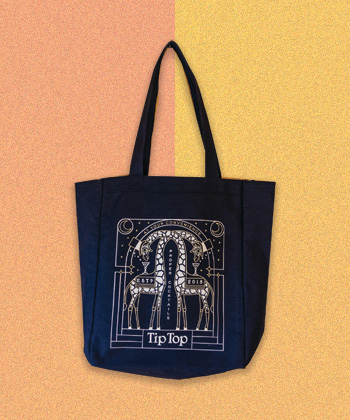 Tip Top Proper Cocktails Tote is a great gift for drinks-lovers