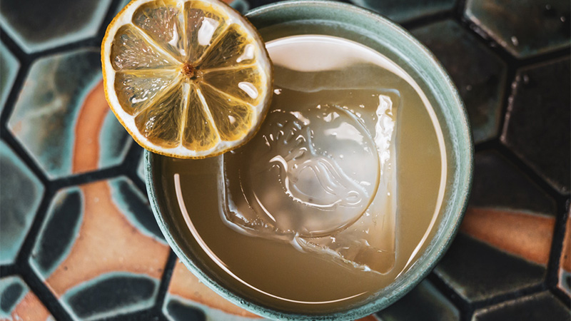Kingfisher co-owner/mixologist Sean Umstead (he owns the restaurant with Michelle Vanderwalker) in Durham, N.C., debuted the Bee Durham cocktail when the restaurant opened in 2018 to celebrate the city’s upcoming 150th anniversary