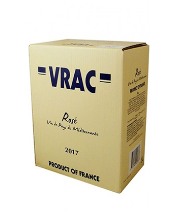 Vrac Rosé is one of the best boxed wines to drink right now