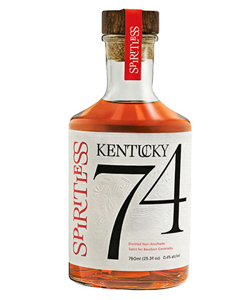 Spiritless Kentucky 74 is one of the best non-alcoholic drinks brands for 2023.