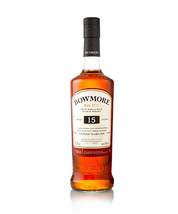 The Best Peated Scotch for 2022 is Bowmore 15 Years Old Islay Single Malt Scotch Whisky