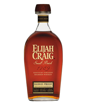 The Best Barrel-Proof Whiskey for 2022 is Elijah Craig Small Batch Barrel Proof Bourbon