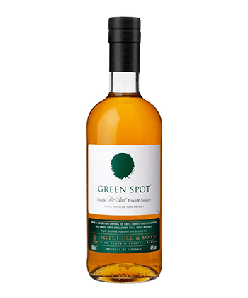 The Best Irish Whiskey for 2022 is Green Spot Single Pot Still Irish Whiskey