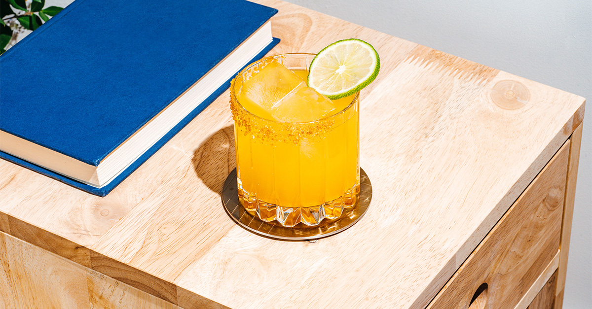 This golden-hued elixir — spicy and complex — showcases Don Julio Blanco’s versatility in this unique take on the Margarita.