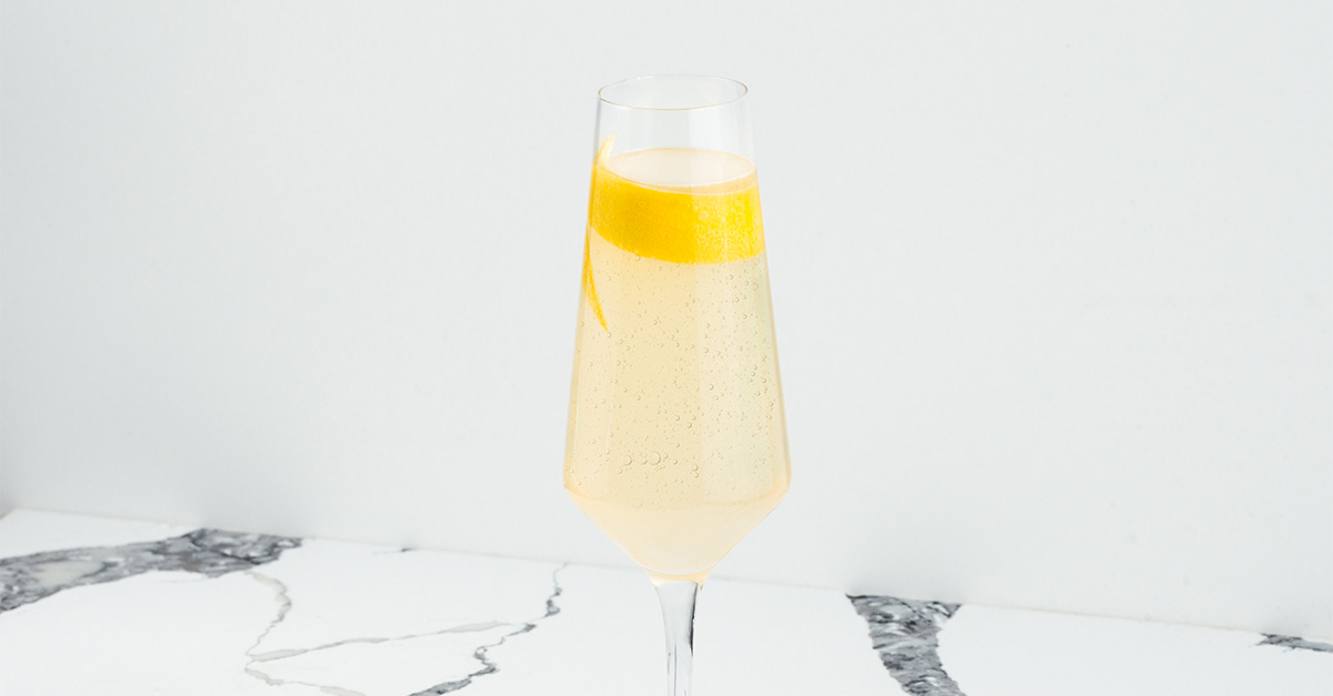 The Jalisco 75 reimagines the classic French 75, and ultimately builds the entire sparkling cocktail around PATRÓN Silver.