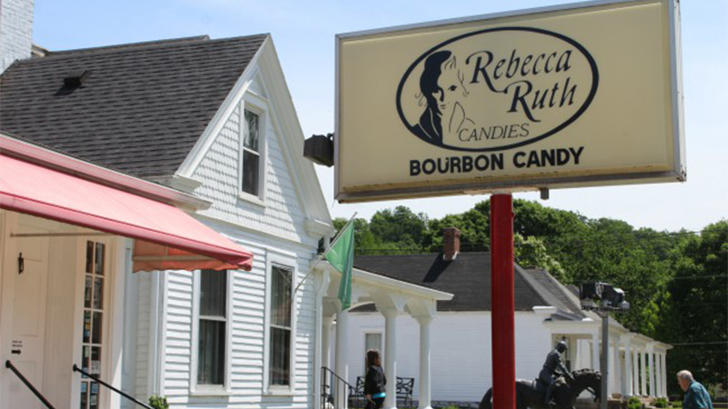 Rebecca Ruth Candy has been sending Kentucky cream pull candy and bourbon balls down the conveyor belt since 1919.