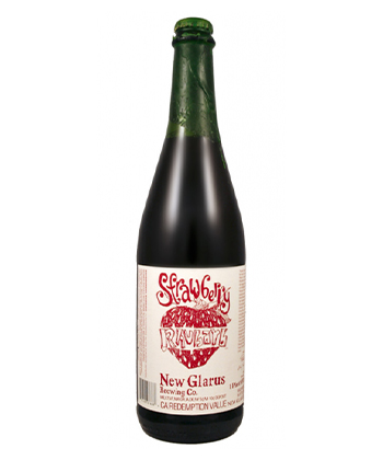 New Glarus Brewing's Strawberry Rhubarb is one of the most memorable beers of 2021