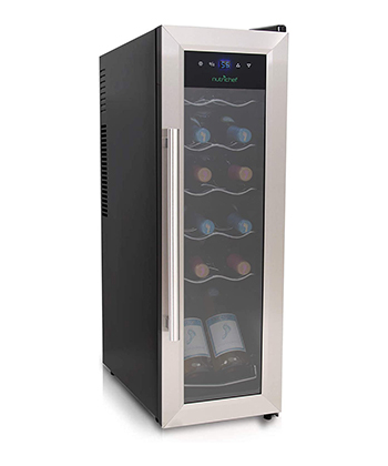 nutrichef 12 fridge is one of the top rated wine fridges on Amazon