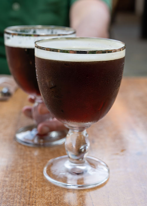 A solid Belgian Dubbel should have flavors of dark and light fruits, a hint of toast, and a note of caramel.
