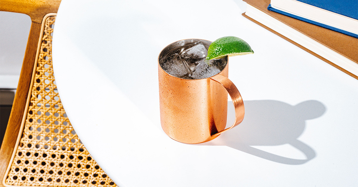 The Kentucky Mule is a simple twist on the time-honored favorite, the Moscow Mule, but with Bulleit Bourbon replacing the traditional vodka.
