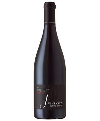 J. Vineyards Russian River Valley Canfield Vineyard 2017 Pinot Noir, has notes of ripe cherries and balsamic.