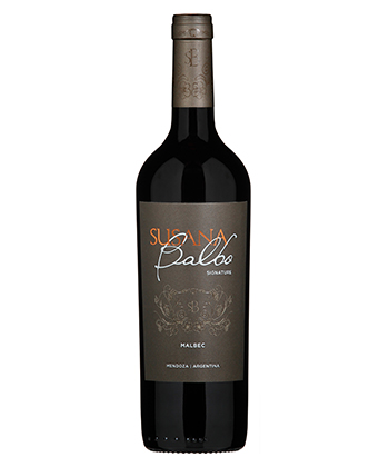 Susana Balbo ‘signature’ Malbec's tart blackberry flavors are offset by rich earthy notes.