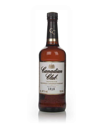 canadian club is one of the most popular whiskey brands