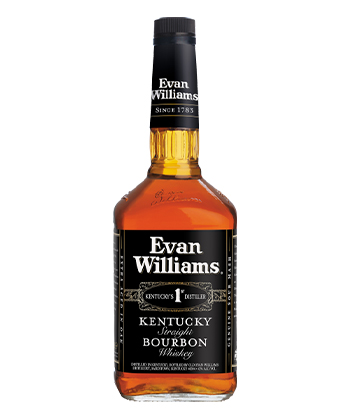 evan williams is one of the top 10 whiskey brands in the U.S.