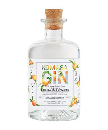 Komasa Gin Sakurajima Komikan is one of the best gins for 2022